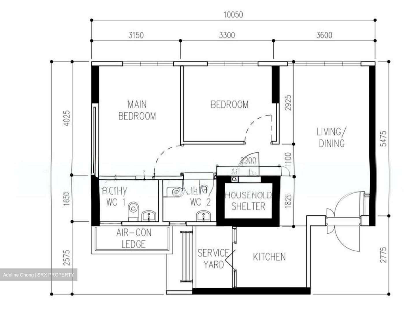 Blk 118A Alkaff Lakeview (Toa Payoh), HDB 3 Rooms #540610451